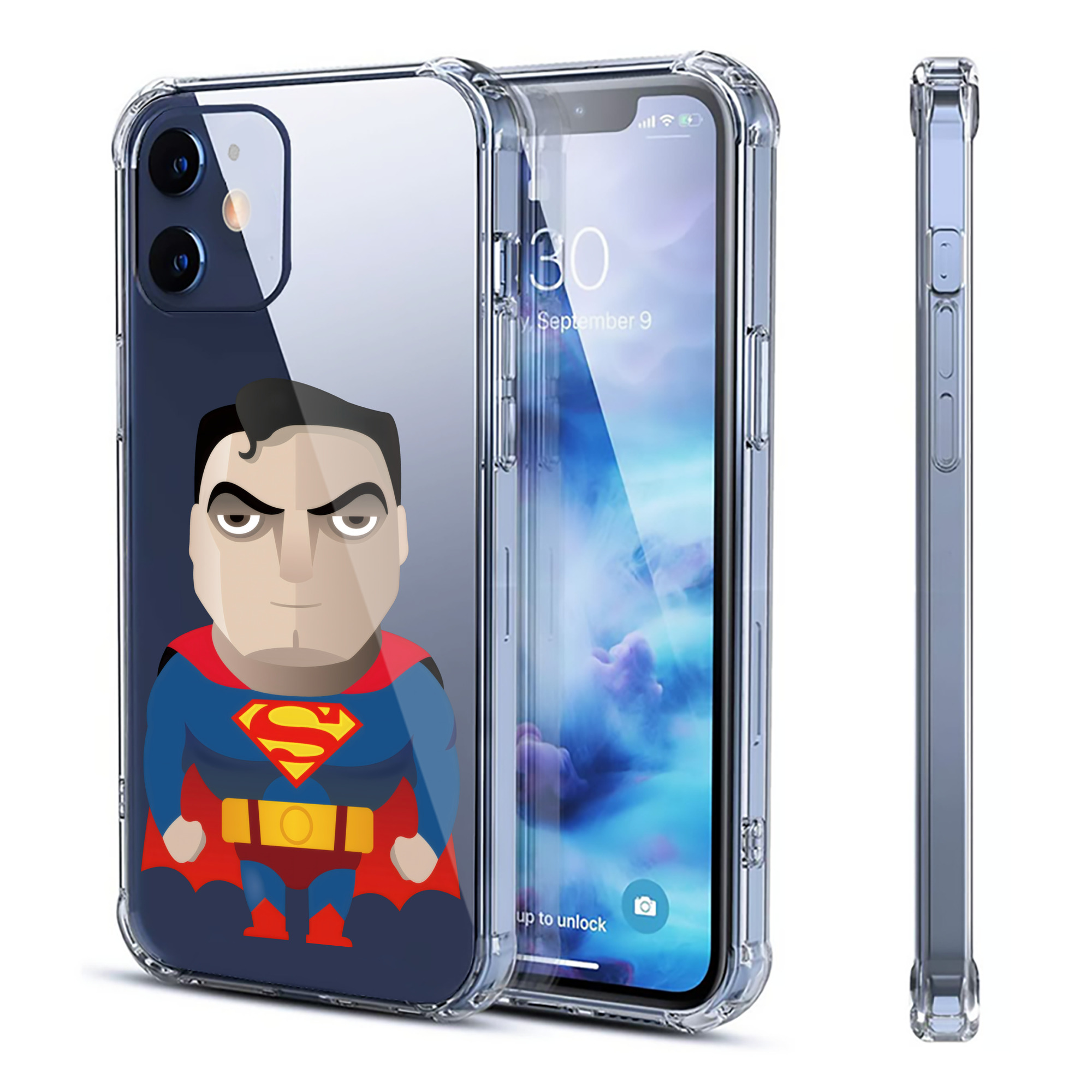 （画像用） アベンジャーズ The Avengers 【iPhone 12シリーズ対応】透明スマホケース（クリアソフトケース）
